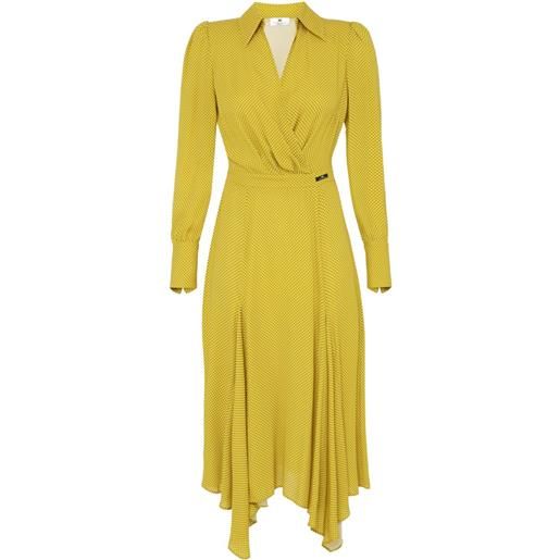 Elisabetta Franchi abito a pois - giallo