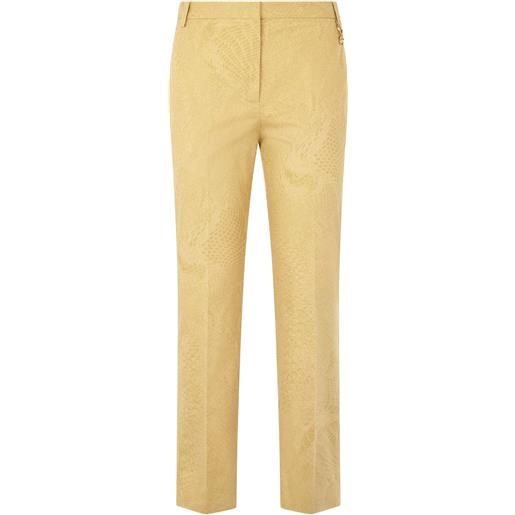 Roberto Cavalli pantaloni con stampa pitonata - toni neutri