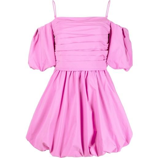 Simkhai abito corto sanam con maniche a palloncino - rosa