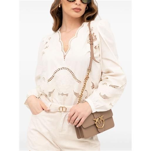 TWINSET blusa con ricamo - bianco