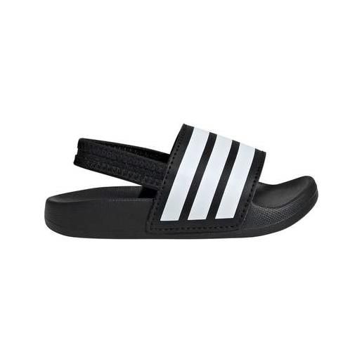 ADIDAS adilette estrap i nero