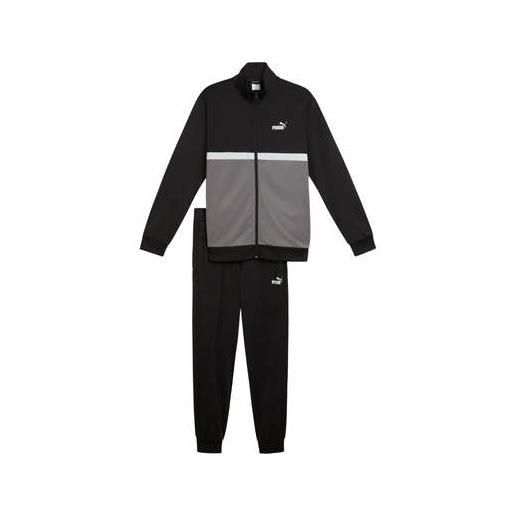 PUMA poly colorblock suit nero (01)