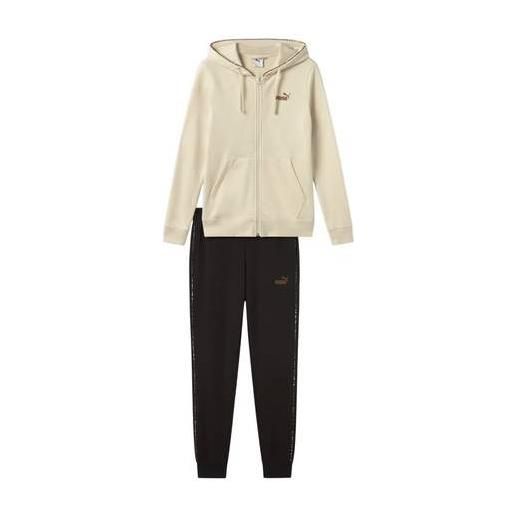 PUMA ess+ animal fz hood suit tr beige (87)