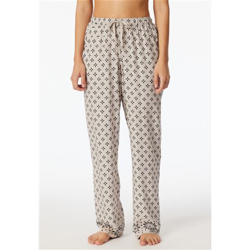 Schiesser pantalone pigiama donna 100% viscosa schiesser 182054