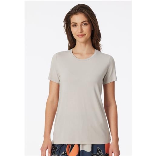 Schiesser t-shirt donna tinta unita modal schiesser 182106