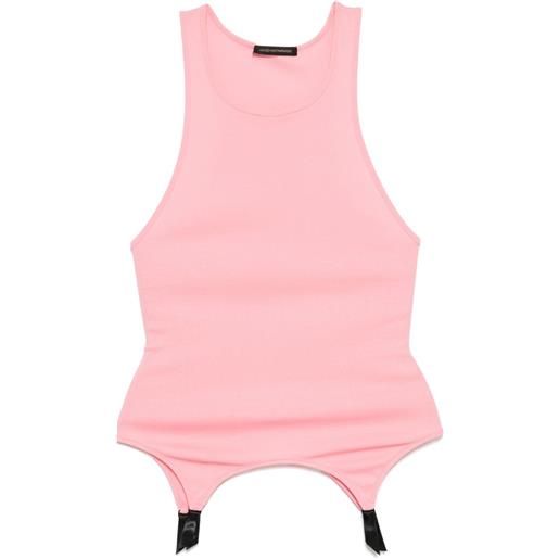 Kiki de Montparnasse canotta le boy a coste - rosa