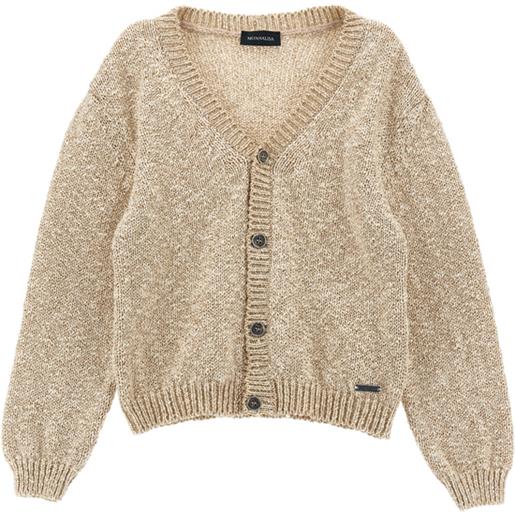 Monnalisa cardigan cotone bouclé