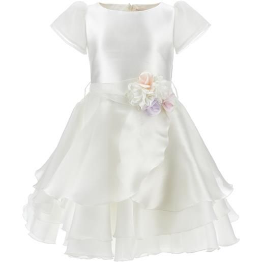 Monnalisa abito romina mikado e glitter