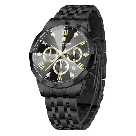 Nuovo orologio di lusso DEDIMA 2024, impermeabile, orologio da uomo d