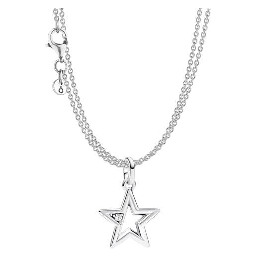 PANDORA collana da donna argento sterling 925 68626