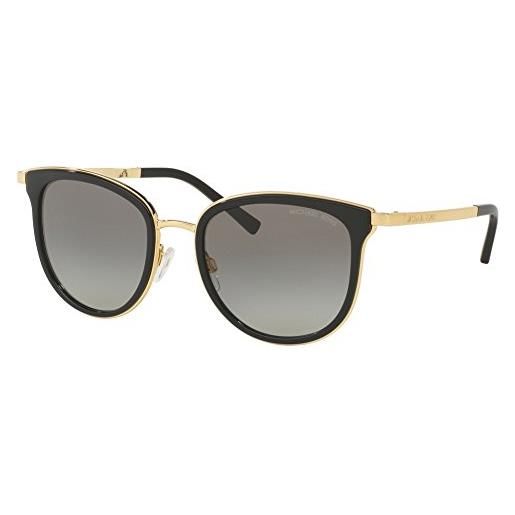 Michael Kors 1010 occhiali, nero (black/gold/greygradient), 54 unisex-adulto