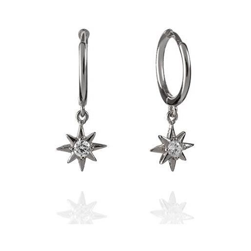 Set Di Orecchini In Argento Sterling 925 &ndash; Tre Creoli Con