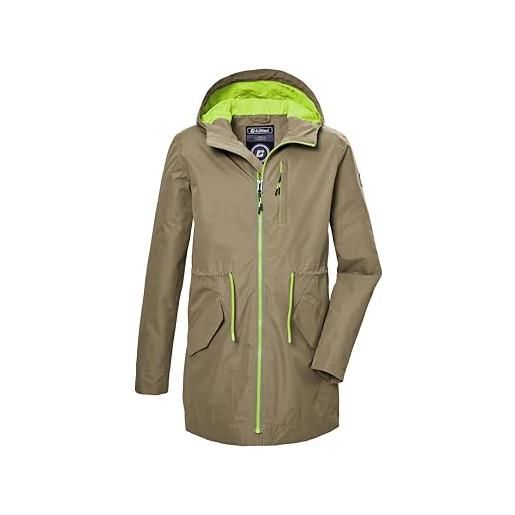 Killtec bambine e ragazze parka funzionale/parka impermeabile con cappuccio kos 148 grls prk, sand, 140, 43021-000