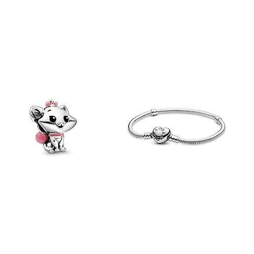 Pandora abalorio 798848c01 disney marie. & pulsera 590719-18 corazón san valentín
