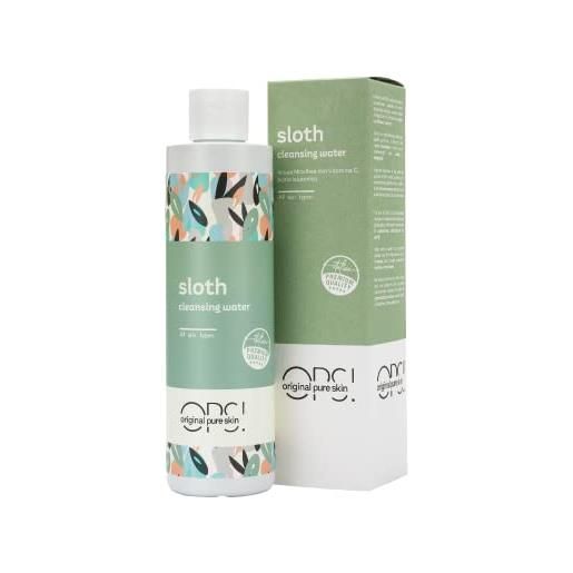 OPS! Original Pure Skin | sloth - acqua micellare detergente e idratante con vitamina c e acido ialuronico, made in italy, 250 ml