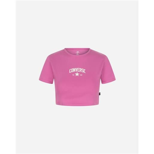 Converse logo mini w - t-shirt - donna - fucsia