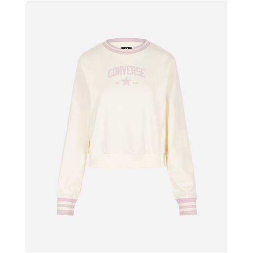 Converse logo w - felpa - donna - beige