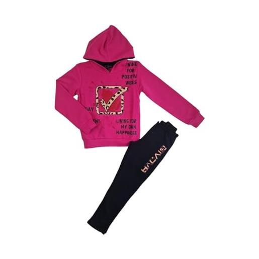 GIVOVA completo tuta girl fucsia 14 anni