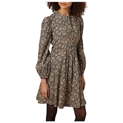 People Tree abito corto v & a malva vestito casual, nero, 42 donna