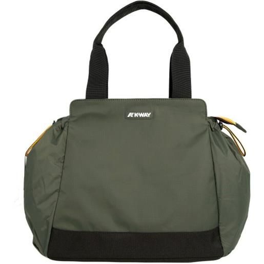 K-Way borsa shopping k way aisy green blackish wrm