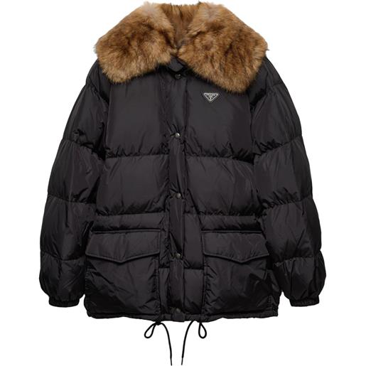 Prada giacca con cappuccio - nero