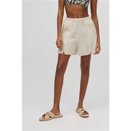 Ysabel Mora pantaloncini con lino