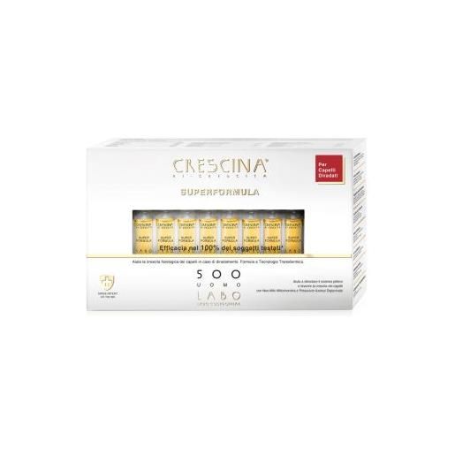 LABO INTERNATIONAL Srl crescina ri crescita super formula 500 uomo 20 fiale 3,5 ml