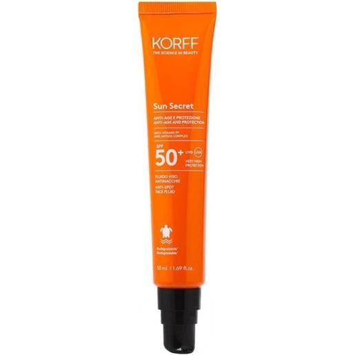 Korff Solari korff sun secret fluido viso antimacchie spf50+ 50 ml