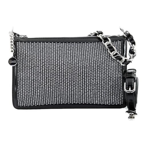 Liu Jo borsa a spalla liu jo da donna, modello s hobo , in ecopelle, colore nero. -dimensioni 27x17x8 nero nero one size