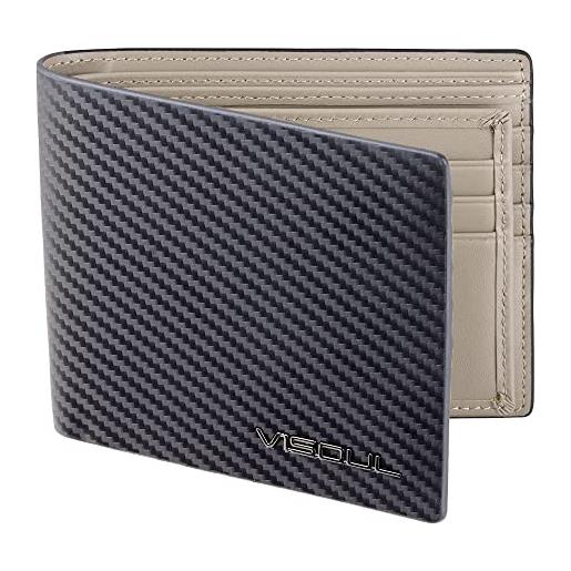 Cartine Slim Porta Carte Di Credo In Fibra Di Carbonio Portafogli