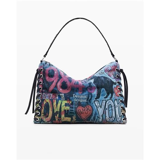 Desigual borsa grande con graffiti