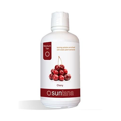 Suntana 1000ml spray abbronzante soluzione - ciliegia fragranza 10% dha