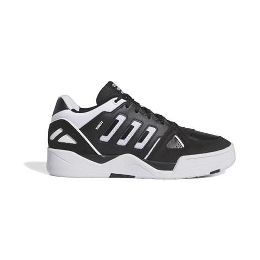 adidas uomo midcity low shoes, core black/cloud white/core black, 46 eu