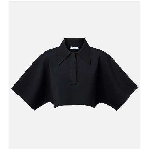 Alaia alaã¯a polo cropped