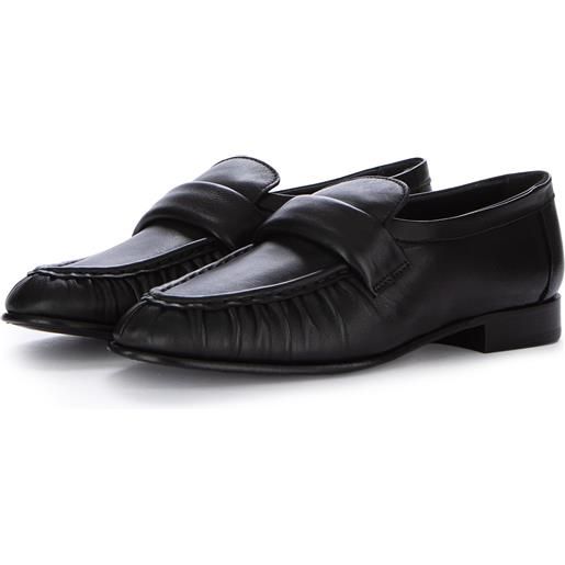 MANOVIA 52 | mocassini morbidone nero