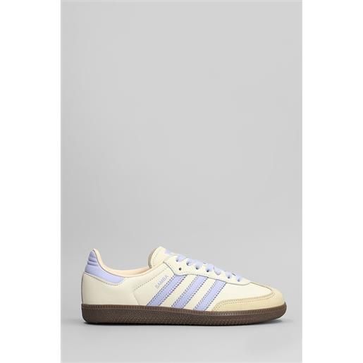 Adidas sneakers samba og in pelle beige