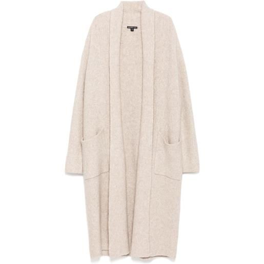 James Perse cappotto con scollo a scialle - grigio