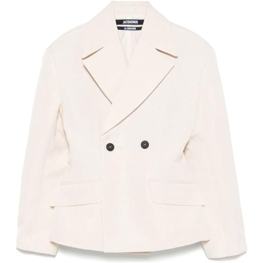 Jacquemus blazer la veste norma - toni neutri