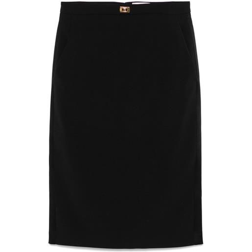 Elisabetta Franchi minigonna in crêpe - nero