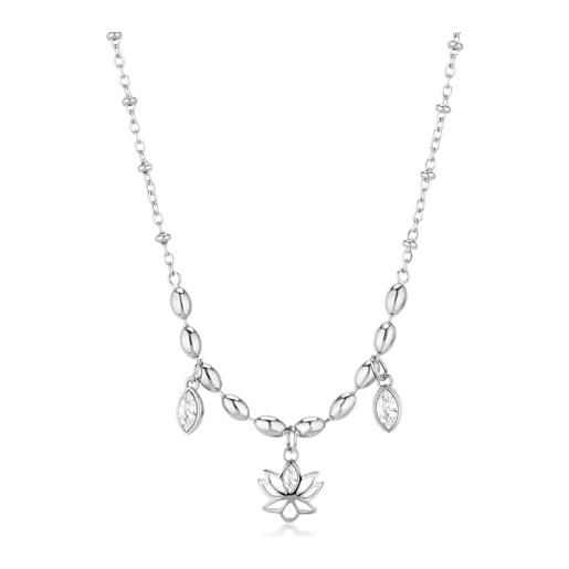 Collana Con Pendente In Cristallo Dei 7 Chakra – Pietre Naturali In Resina, Cordino Regolabile In Pelle, Ipoallergenica, Colore Oro Antico - 3