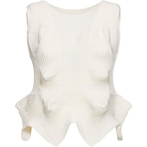 ISSEY MIYAKE top plissé linkage