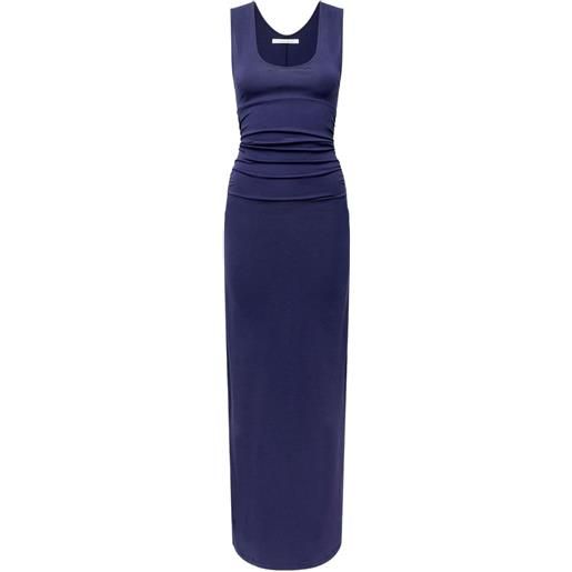 Another Tomorrow abito con ruches - blu