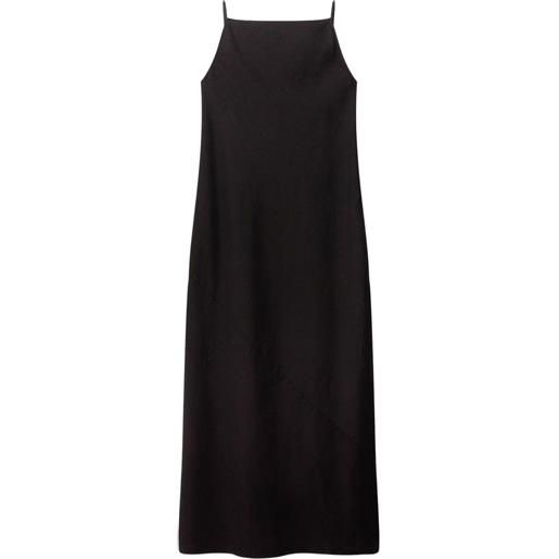 Another Tomorrow abito con scollo squadrato - nero