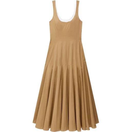 Another Tomorrow abito svasato - toni neutri