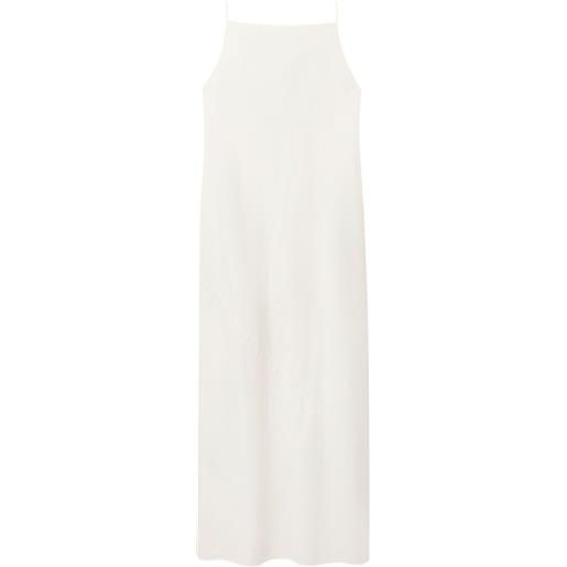 Another Tomorrow abito con scollo squadrato - bianco