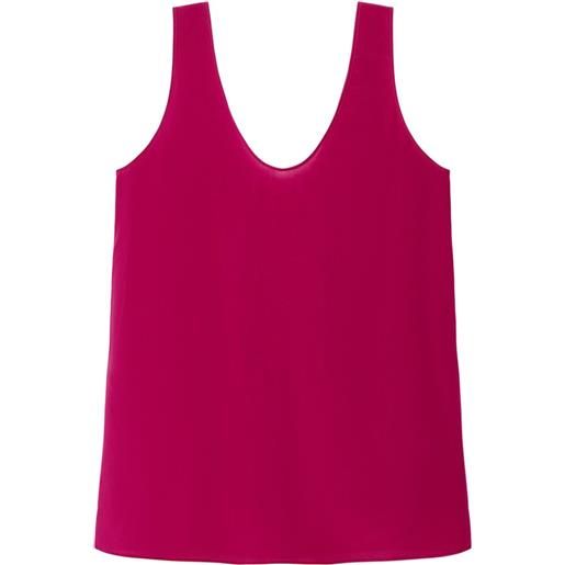 Another Tomorrow canotta in seta - rosa