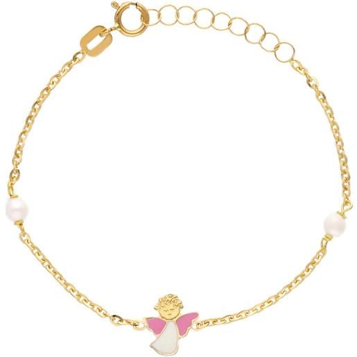ORO&CO bracciale bimba angioletto in oro giallo