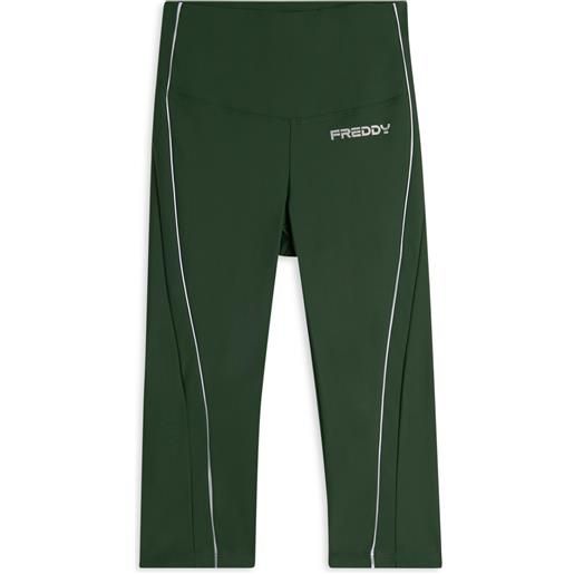 Freddy leggings corsaro a vita alta con bordature a contrasto