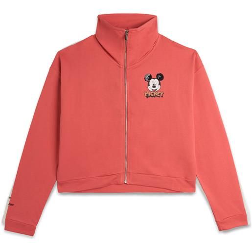 Freddy felpa collo alto e zip comfort fit mickey mouse
