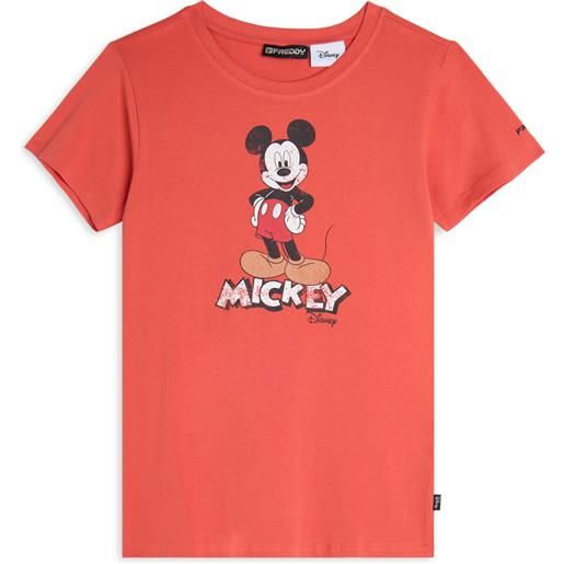 Freddy t-shirt regular fit con stampa mickey mouse